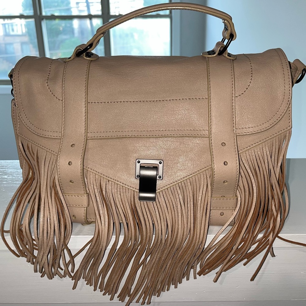 Proenza Schouler Medium Fringe PS1 Satchel
